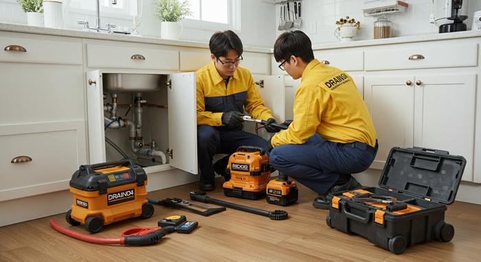 안산 싱크대 배수구막힘 시원하게 뚫음