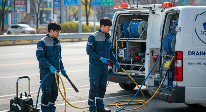 상록구 하수구막힘 고압세척 완벽 해결