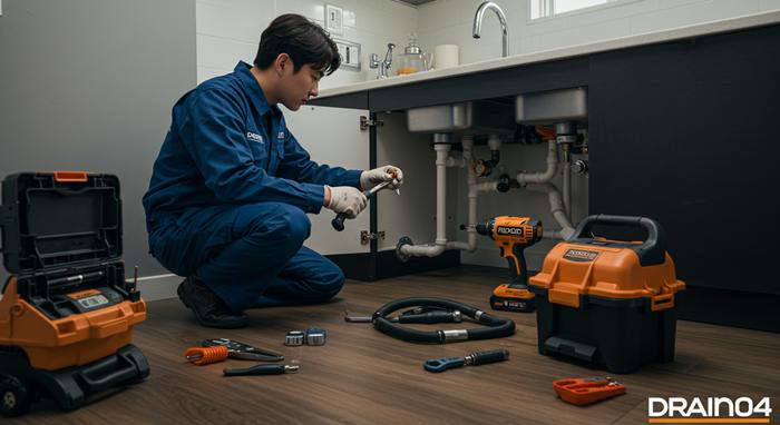 상록구 싱크대막힘 뚫음 전문가가 처리