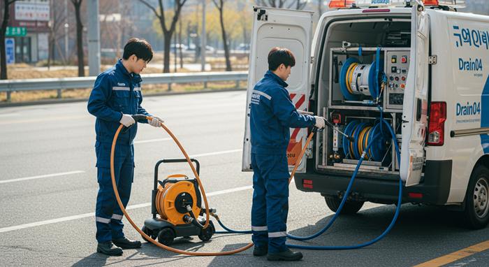 안산시 하수구막힘 뚫음 업체 신속 해결