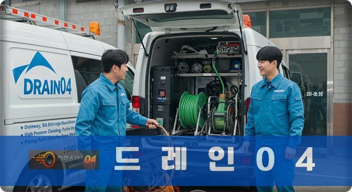 배관 기름때 100% 제거! 단원구 고압세척 하수도