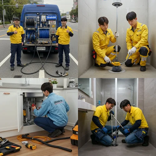 안산 하수구 배수구 막힘 하수구 해결사가 왔어요