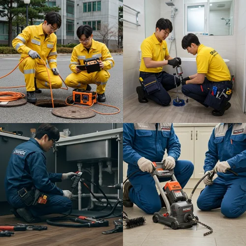 안산 하수구 배수구 막힘 하수구 해결사가 왔어요