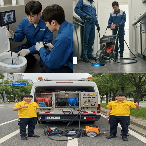 안산 하수구 배수구 막힘 하수구 해결사가 왔어요