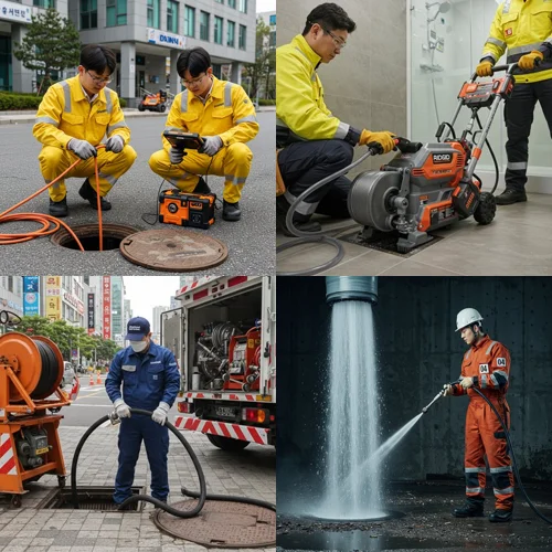 상록구 하수구 배수구 막힘 하수구 장인이 뚫어줘요