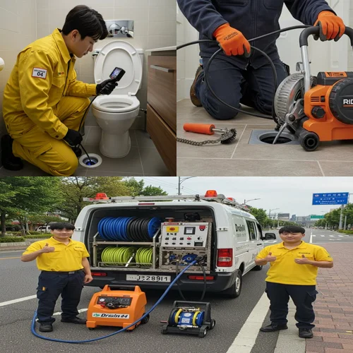 안산 하수구 막힘 하수도 하수구 해결사가 왔어요