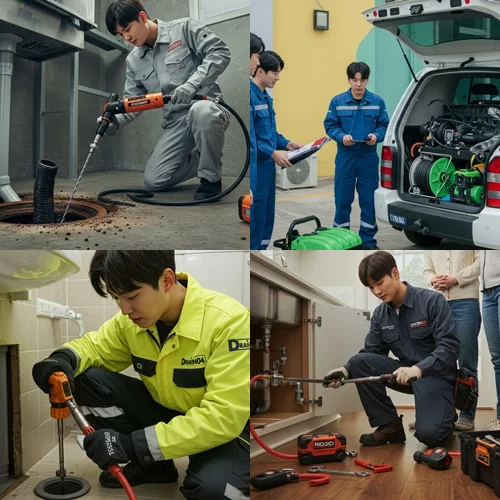 선부동 하수구막힘 뚫음 하수구 해결사가 왔어요