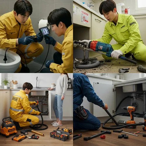 선부동 하수구막힘 뚫음 하수구 해결사가 왔어요