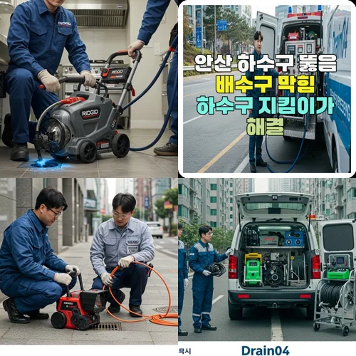 안산 하수구 뚫음 배수구 막힘 하수구 지킴이가 해결