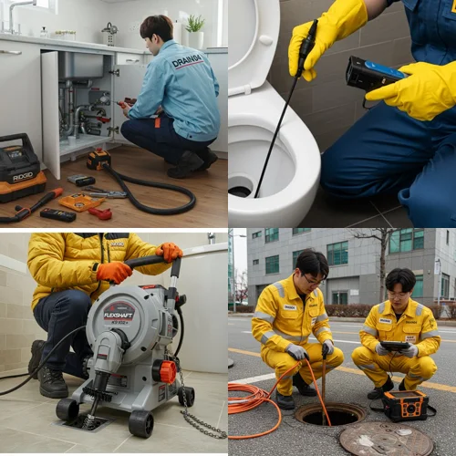 단원구 변기막힘 수리 꽉 막힌 운까지 뚫어