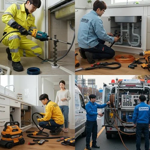 수암동 하수구막힘 뚫음 전문가가 바로 출동