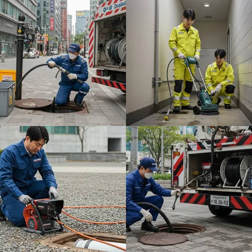 단원구 하수구 뚫음 배수구 막힘 하수구 명가가 해결