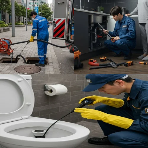 수암동 하수구 막힘 하수도 시원한 물줄기 보장