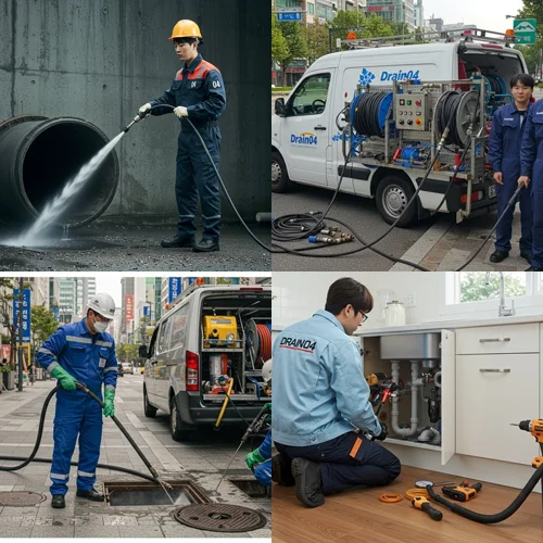 단원구 하수구 뚫음 배수구 막힘 하수구 명가가 해결