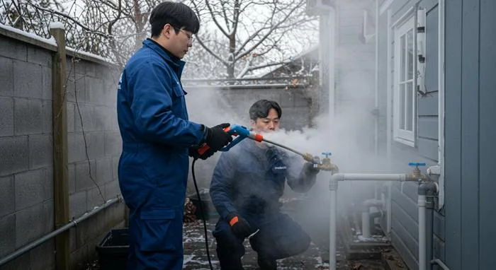 상록구 이동 수도 동파 녹임 해빙 하수구 해빙 전문가가 왔어요