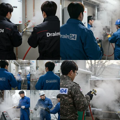 풍도동 수도관 동파 하수구 녹여서 시원한 통수 약속