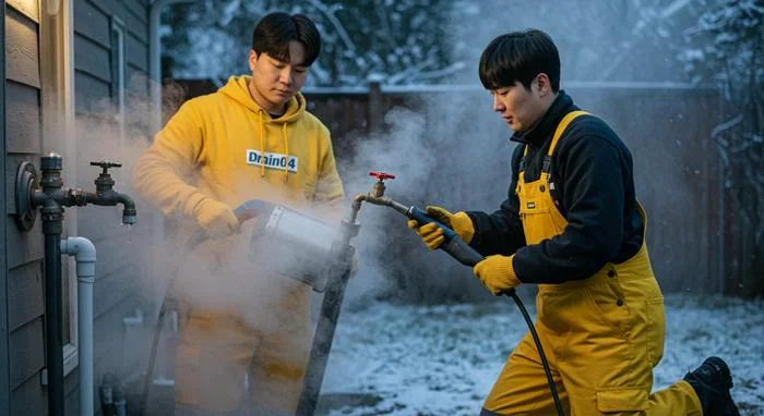 안산 수도 얼었을때 수도 동파 신속하게 녹여