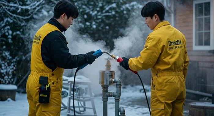 상록구 수도관 동파 하수구 꽁꽁 언 배관은 저희에게