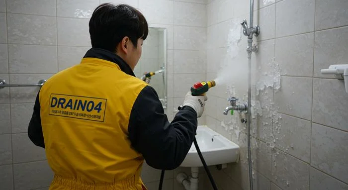 성포동 수도 동파 녹임 해빙 하수구 막힘 동파 해결사