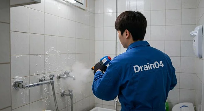 부곡동 언 수도 녹임 해빙 업체 겨울철 하수구 긴급 복구