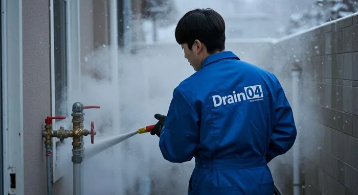단원구 하수구 해빙 얼었을때 겨울철 하수구 걱정 끝