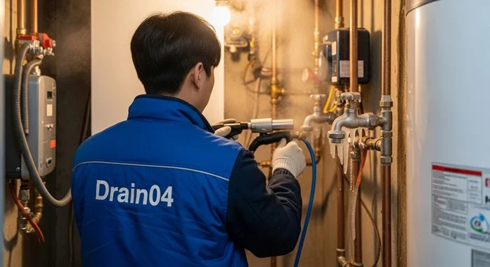 선부동 해빙 하수도 배관 업체 녹여서 운까지 뻥 뚫어