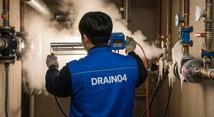 선부동 해빙 하수도 배관 업체 녹여서 운까지 뻥 뚫어