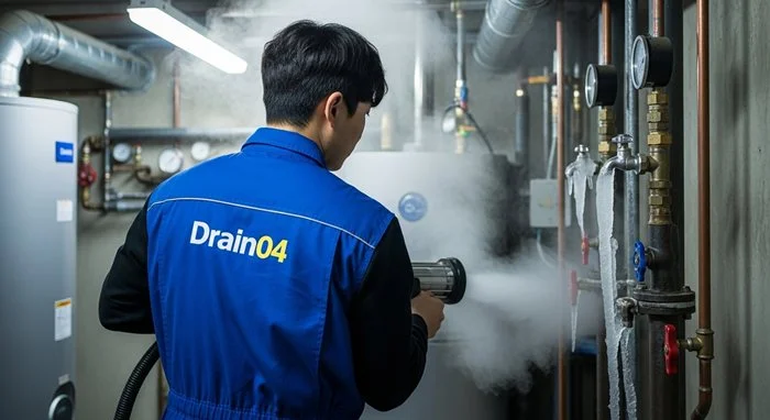 사동 수도관 동파 하수구 녹여서 시원한 물줄기