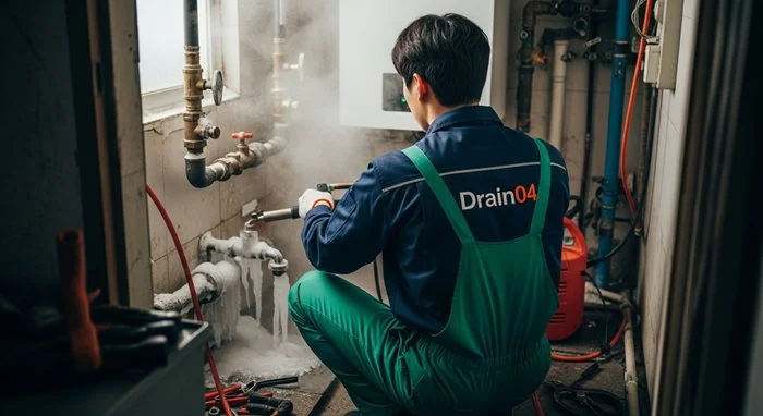 사동 수도관 동파 하수구 녹여서 시원한 물줄기