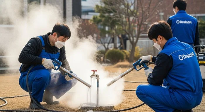 와동 수도관 동파 하수구 꽁꽁 언 수도관 녹여 드려요