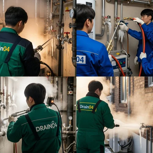 신길동 수도 동파 녹임 해빙 녹임부터 통수까지 책임