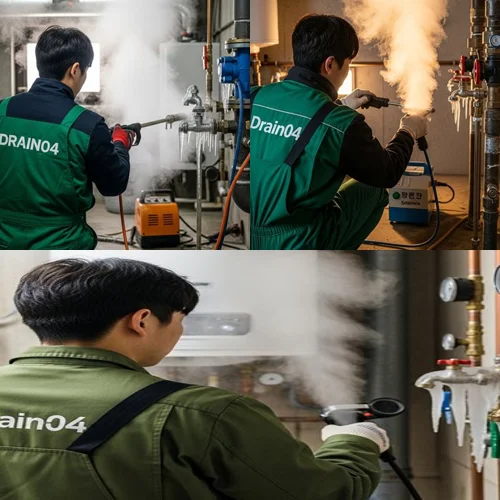 신길동 수도 동파 녹임 해빙 녹임부터 통수까지 책임