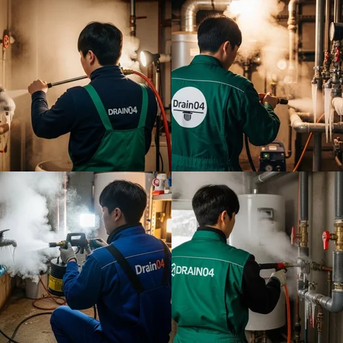 풍도동 언 수도 녹임 해빙 업체 하수구 해빙 신속하게 처리