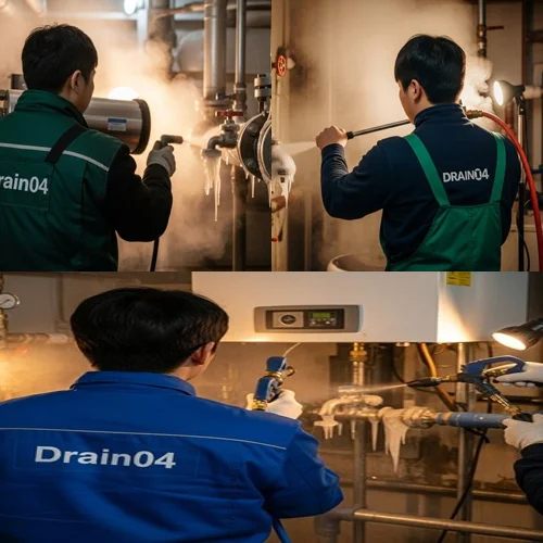 풍도동 언 수도 녹임 해빙 업체 하수구 해빙 신속하게 처리