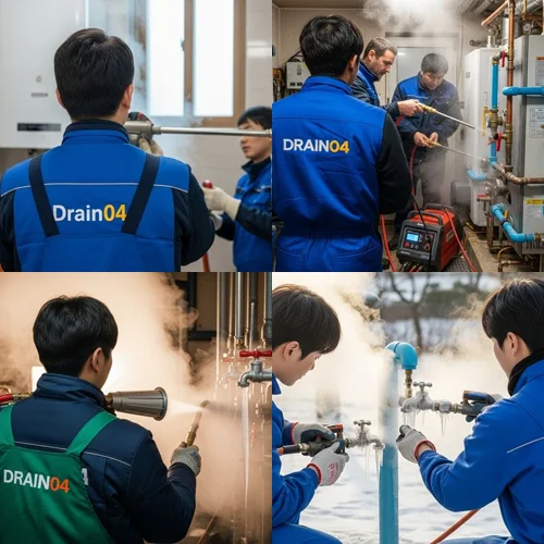 사사동 해빙 하수도 배관 업체 배관 해빙의 달인이 왔어요