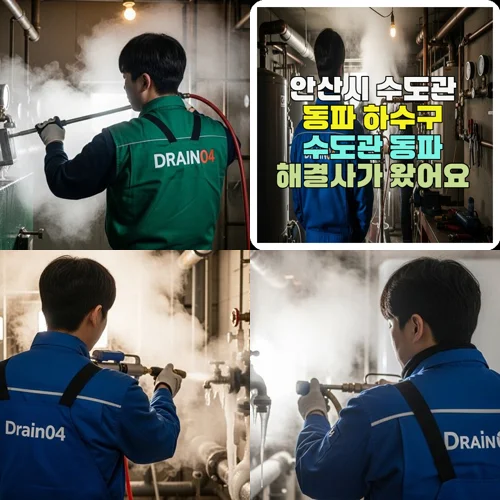 안산시 수도관 동파 하수구 수도관 동파 해결사가 왔어요