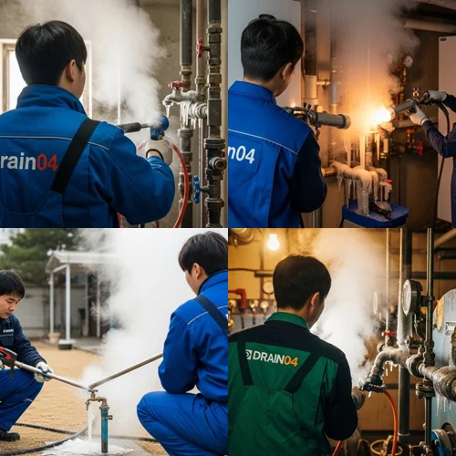 선감동 수도관 동파 하수구 꽁꽁 언 곳 빠르게 녹여