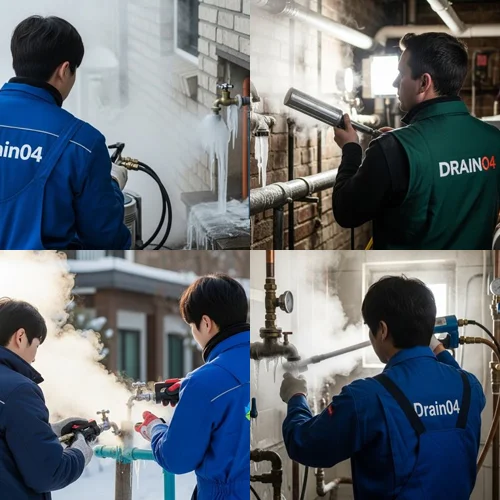 목내동 수도관 동파 하수구 수도관 동파 긴급 복구