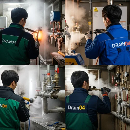 목내동 수도관 동파 하수구 수도관 동파 긴급 복구