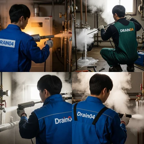 목내동 수도관 동파 하수구 수도관 동파 긴급 복구