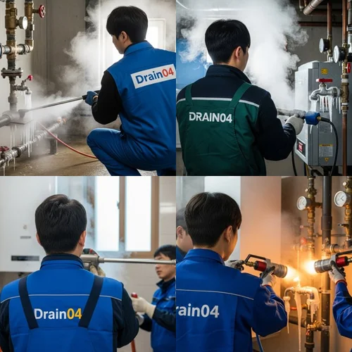 양상동 해빙 하수도 배관 업체 확실하게 녹여서 뚫어