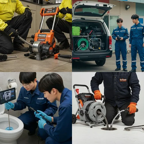 안산 4시 출동 부곡동 하수구막힘 뚫음