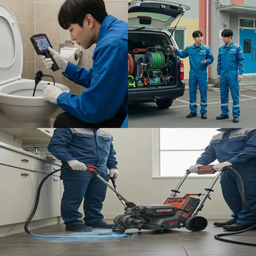 의왕 4시 출동 부곡동 싱크대막힘 뚫어