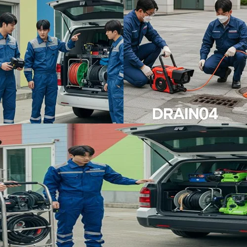 안산 하수구막힘 뚫음 작업은 역시 전문 장비가 답이네요