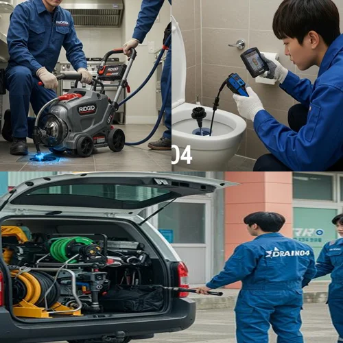 안산 하수구막힘 뚫음 작업은 역시 전문 장비가 답이네요