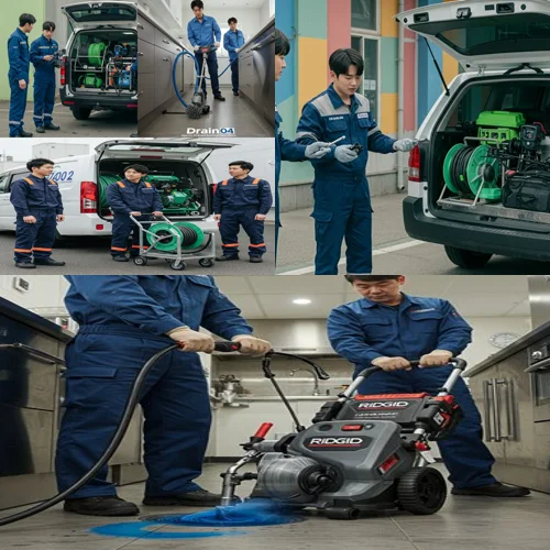 안산 팔곡일동 하수구막힘 뚫음 작업... 층이라 더 심했던 막힘