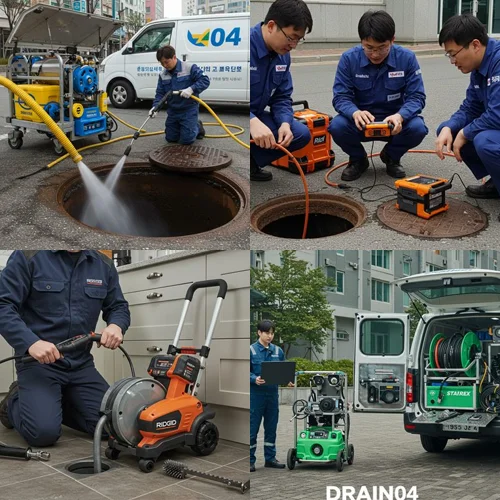 안산 팔곡일동 하수구막힘 뚫음 작업... 층이라 더 심했던 막힘