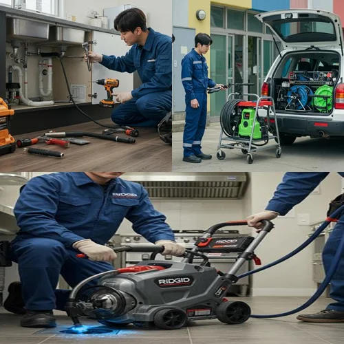안산시 하수구막힘 뚫음 작업... 반월공단 공장 배관