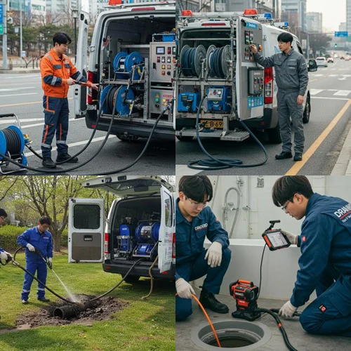 안산시 하수구 배수구 막힘, 고잔동 빌라 1층 역류 현장