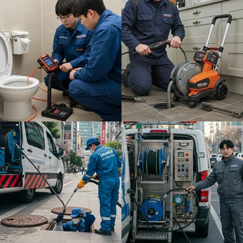 상록구 고압세척, 안산 꽉 막힌 하수도 작업하니 속이 다 시원하네요!